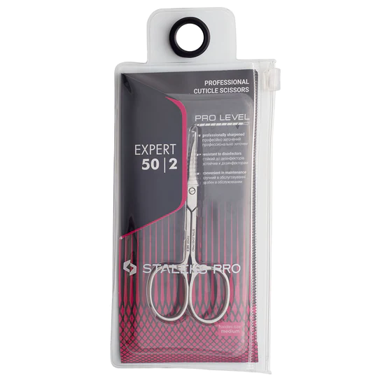 Professional Cuticle Scissors Staleks Pro Expert 50 type 2 - Imagen 2