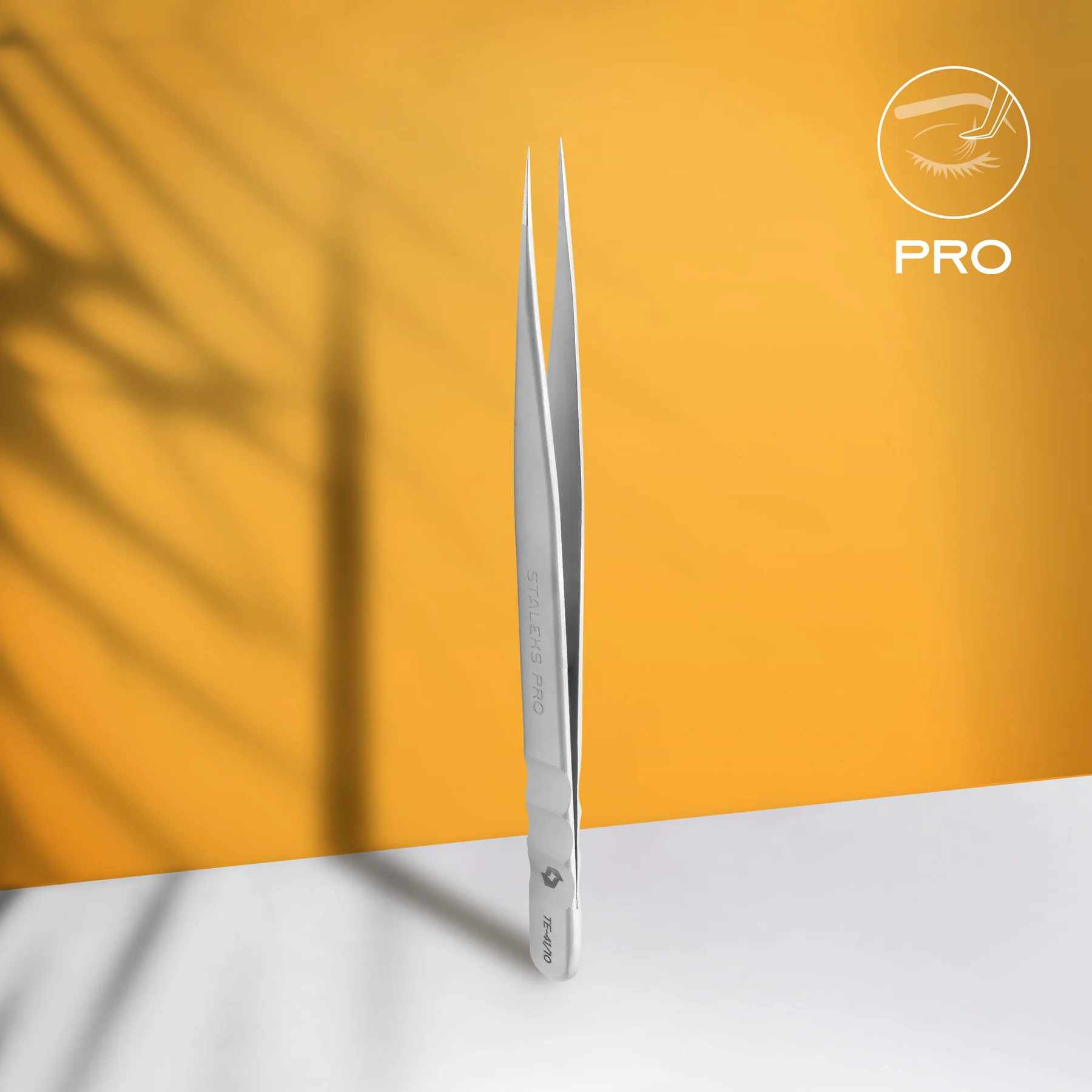 Professional Eyelash Tweezers Expert 41 Type 10 Straight Fine Point - Imagen 4