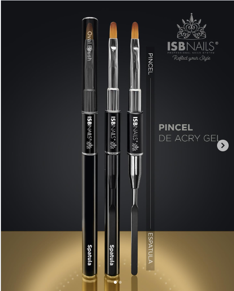 ISB Pincel/Spatula Dual Acrygel - Imagen 2